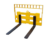 Вилы грузовые ДЗ-40.00.000-03 (5 т) - быстросменный монтаж (для фронтальных погрузчиков Амкодор) - Gidrorul