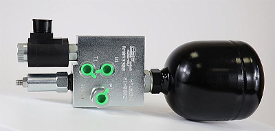 Клапан питания в сборе с аккумулятором аналог HC-SE2 V05 30 RWG02, код 13783 HYDROCONTROL: 21H0002A-075W8G12 BM053300 (Италия). Электромагнитный сброс давления - Gidrorul