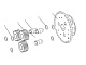 Комплект сателлитов У2210.20Н-2-05.207 - 3 шт. (с подшипниками, кольцами, шариком) - Gidrorul